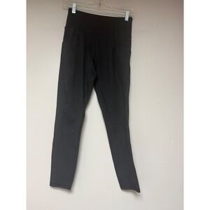 Freely Black Activewear Leggings High Waist Pockets Size M